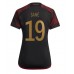 Maillot de foot Allemagne Leroy Sane #19 Extérieur vêtements Femmes Monde 2022 Manches Courtes